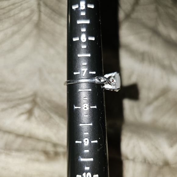 FINAL SALESz 7.25, Moonstone, Cubic Zirconia & Imitation Red Diamond Accents NWT - Picture 10 of 12